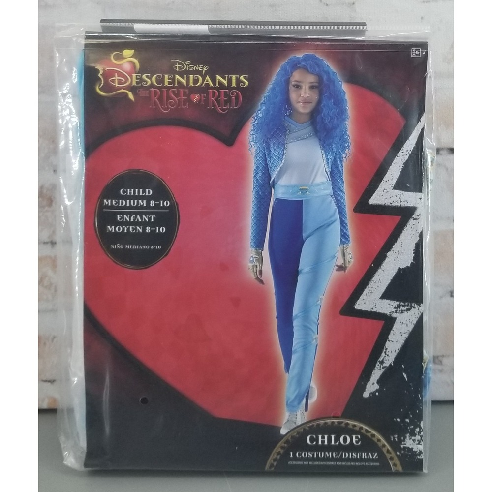 Disney Descendants 4: The Rise of Red Chloe Halloween Costume Girls Medium 8-10